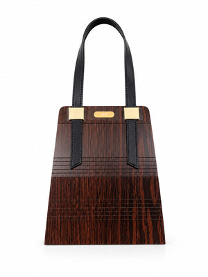 Iris — sac en bois Wengé, vue de face