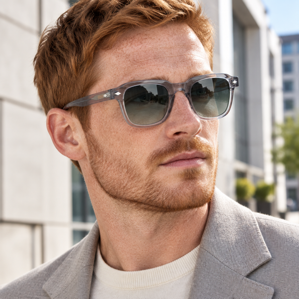 Homme portant les lunettes de soleil Kiwi