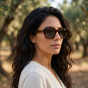 Lunettes Berlin portées par une femme