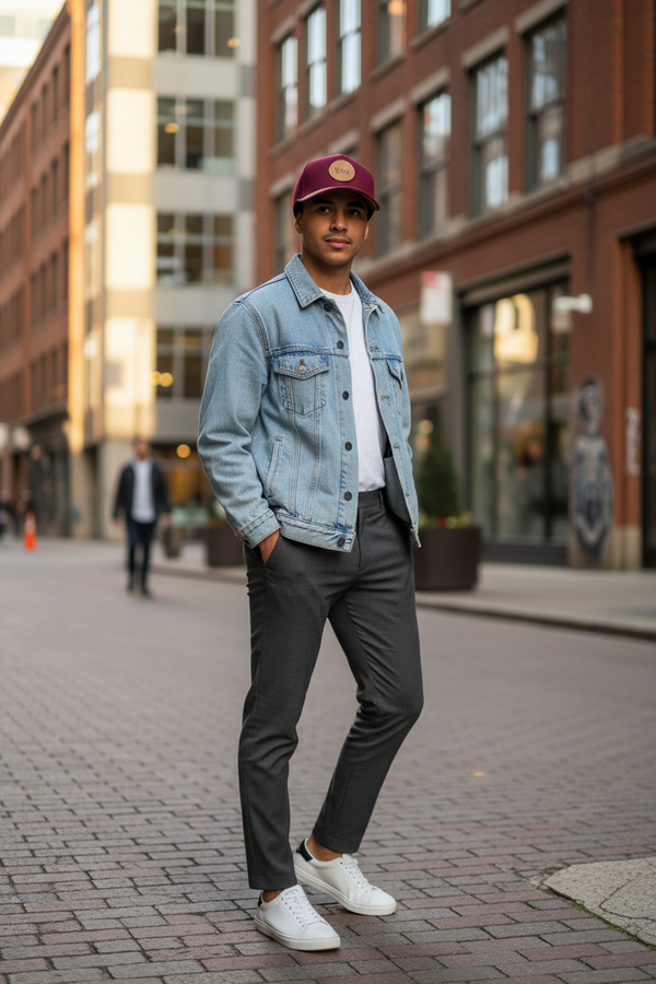 Orsay — Casquette visière Zébrano portée