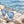 Load image into Gallery viewer, Lunettes de soleil Myrtille posées sur des galets au bord de l’eau
