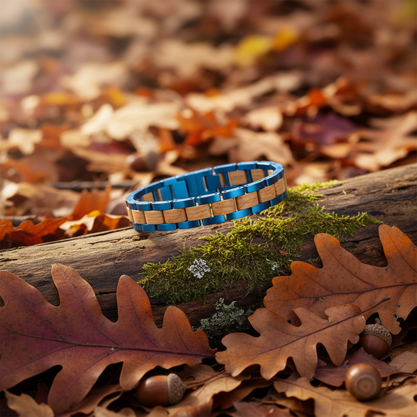 Bracelet Indigo fond nature